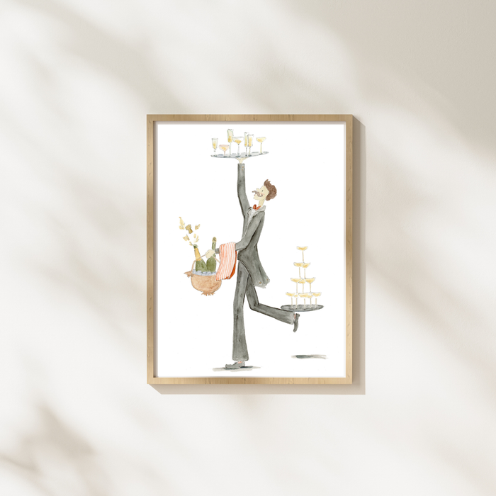 Lots of Champagne Art Print