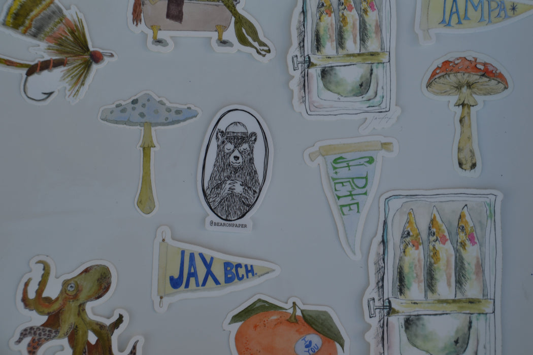 Tampa Flag Sticker