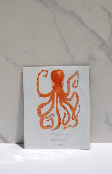 8 Arm Hug Art Print