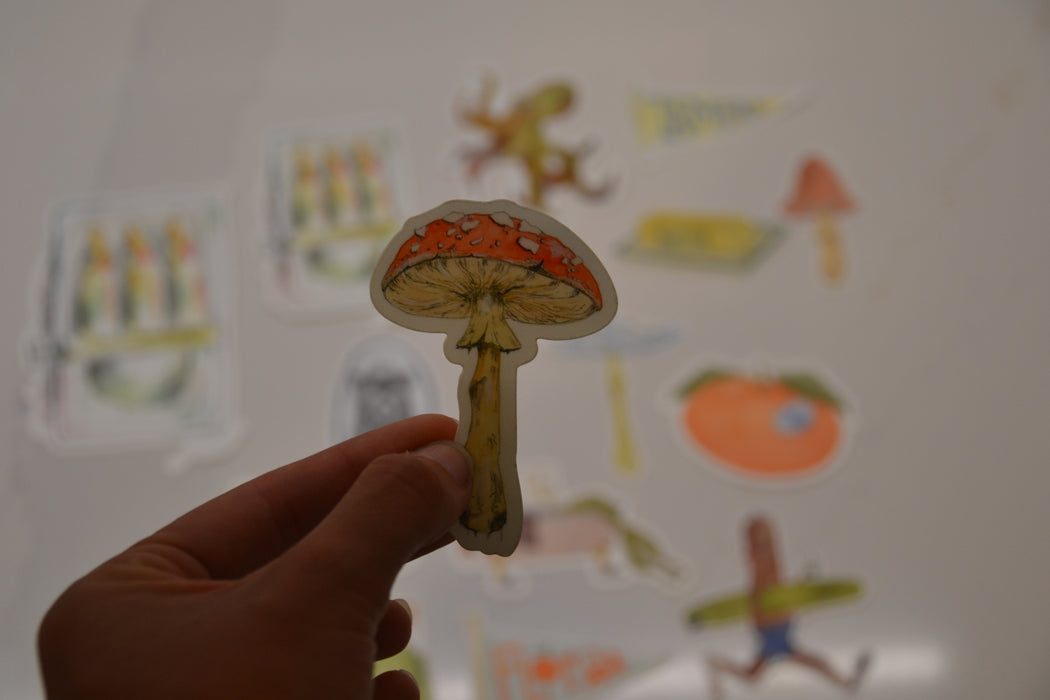 Fly Agaric Mushroom Sticker
