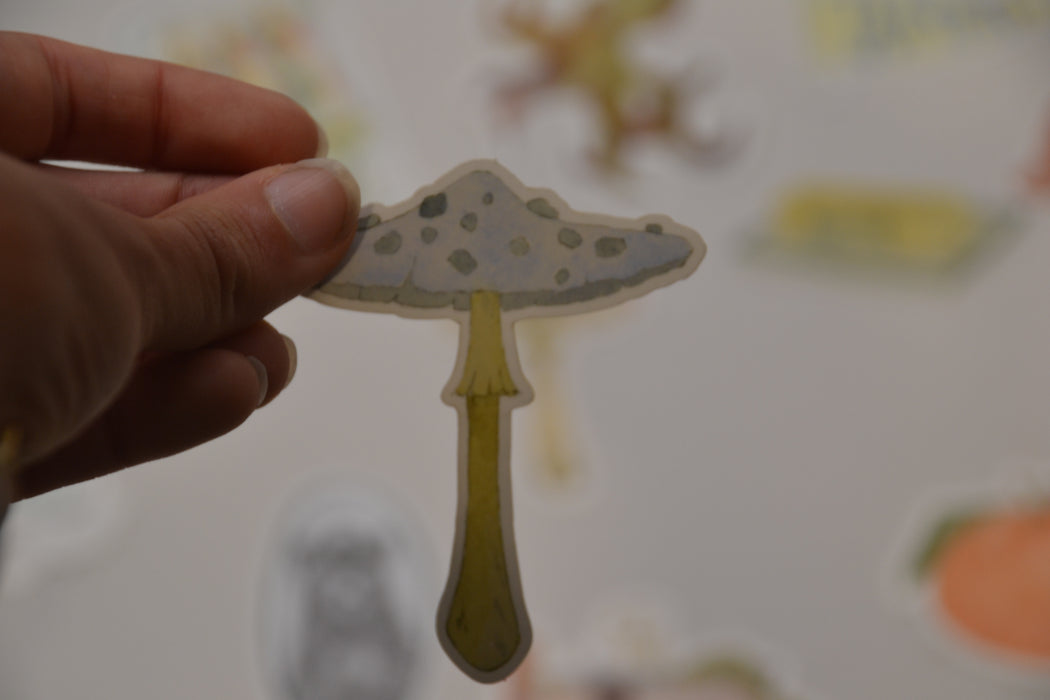 Skinny Mushroom Sticker