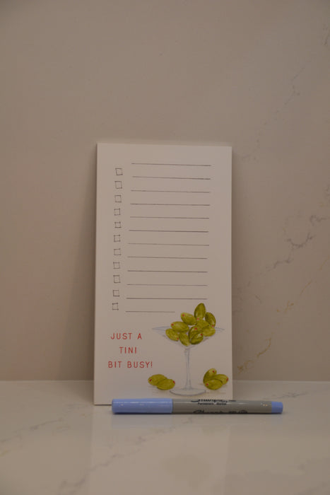 Tini bit Busy notepad