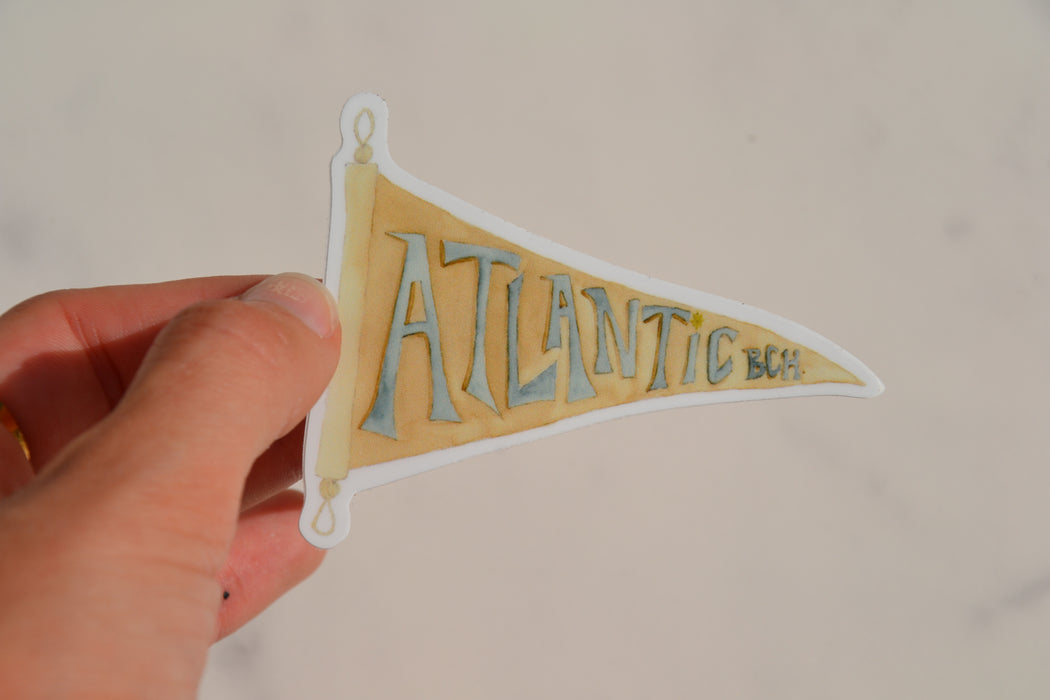 Atlantic Beach Flag Sticker