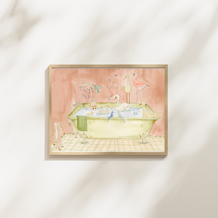 Birdbath Art Print