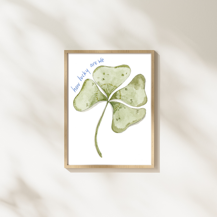 Lucky Clover Art Print