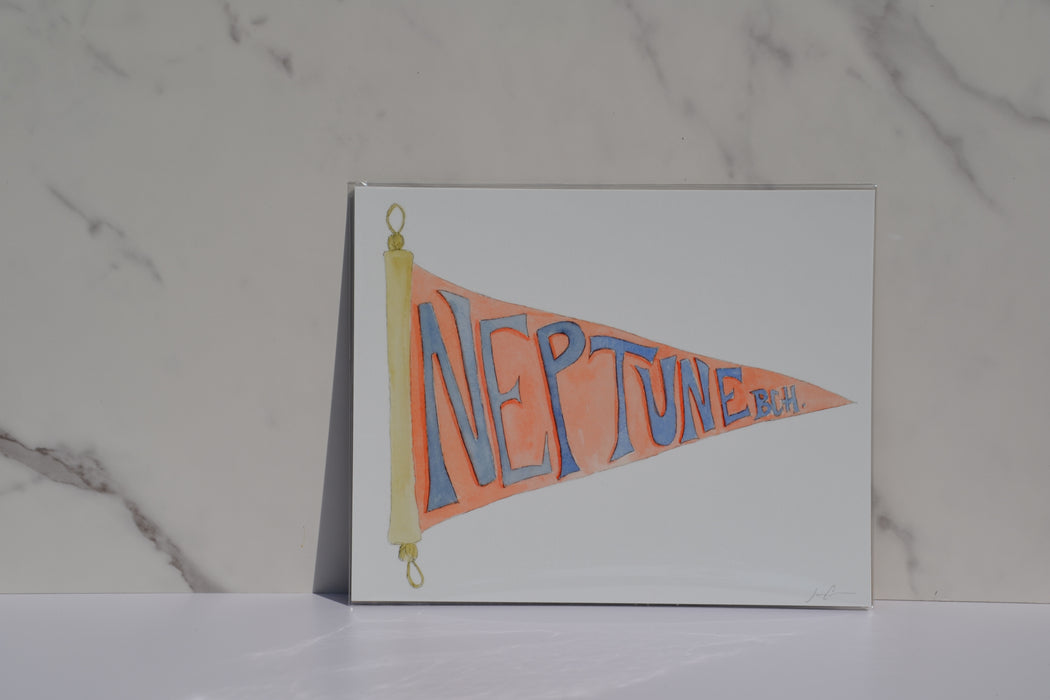 Neptune Beach Art Print