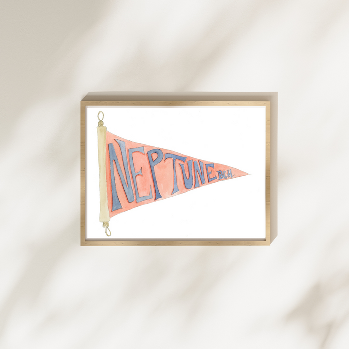 Neptune Beach Art Print