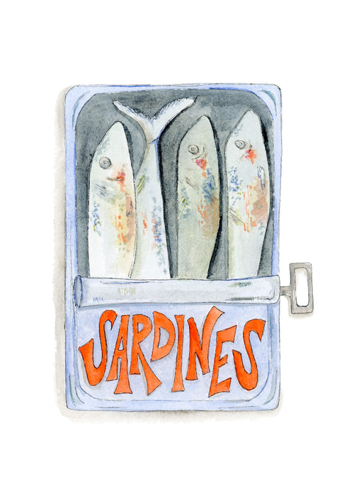Sardines Postcard