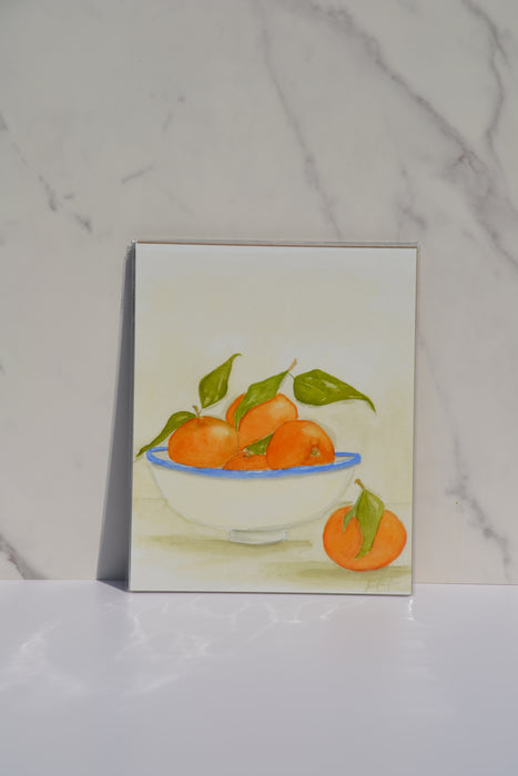 Orange Bowl Art Print