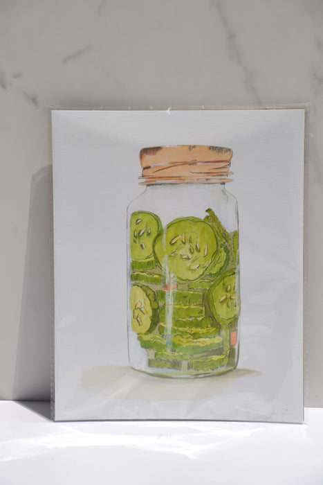 Pickle Jar Art Print