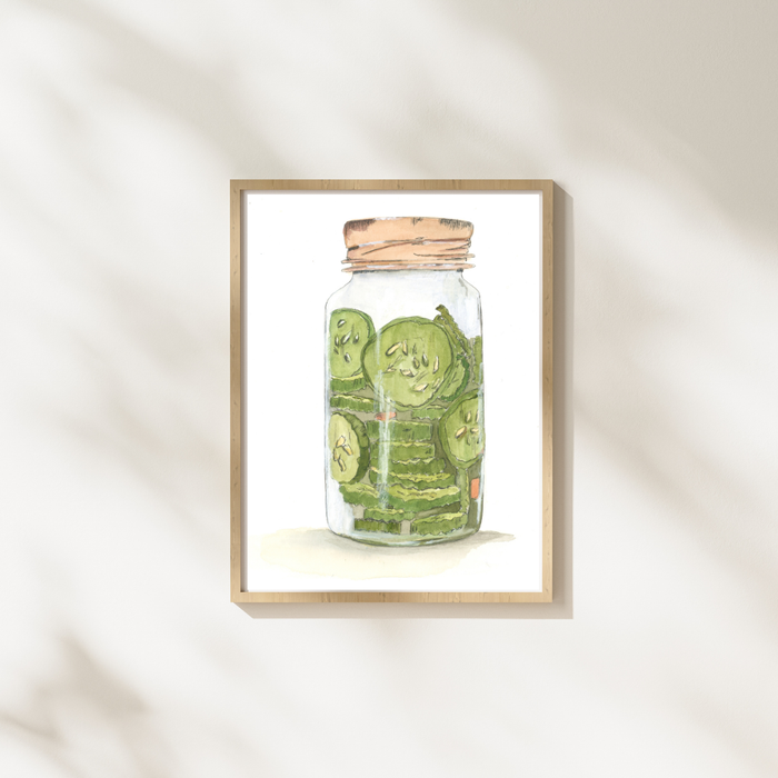 Pickle Jar Art Print