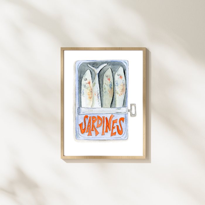 Sardine Tin Art Print