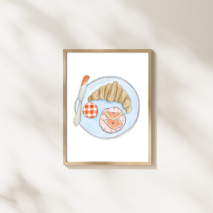 September’s Plate Print