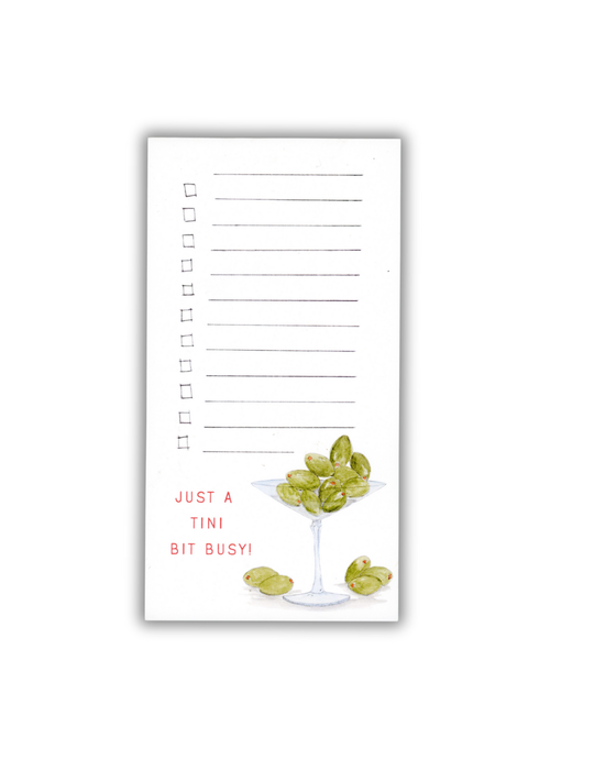 Tini bit Busy Notepad